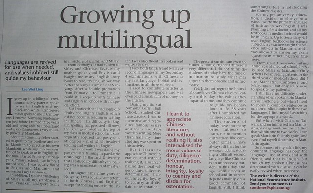 growing up multilingual