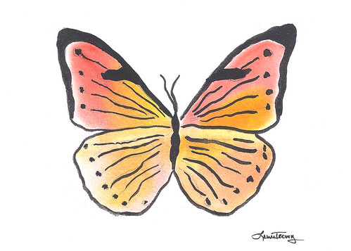 Butterfly Watercolor Art