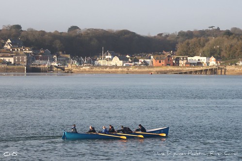 'Jane D' passes Padstow, River Camel by Stocker Images