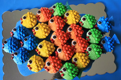 Rainbow-Fish-Cupcakes