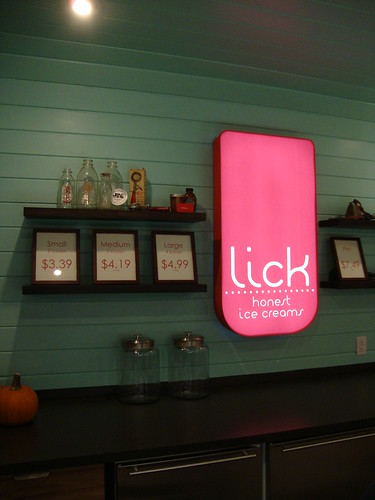 Lick ice cream, just opened a month ago in Austin!