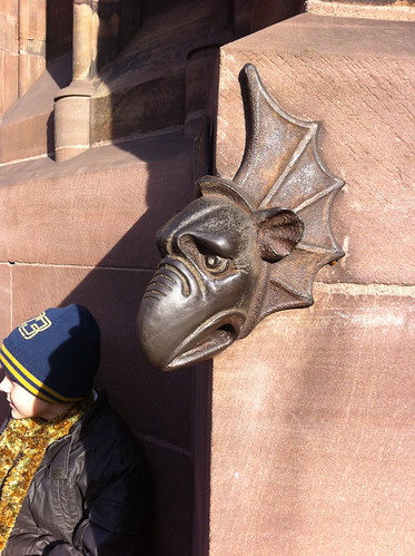 Grotesque on corner of cathedral