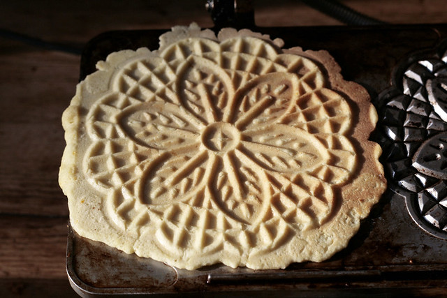 pizzelle, finished