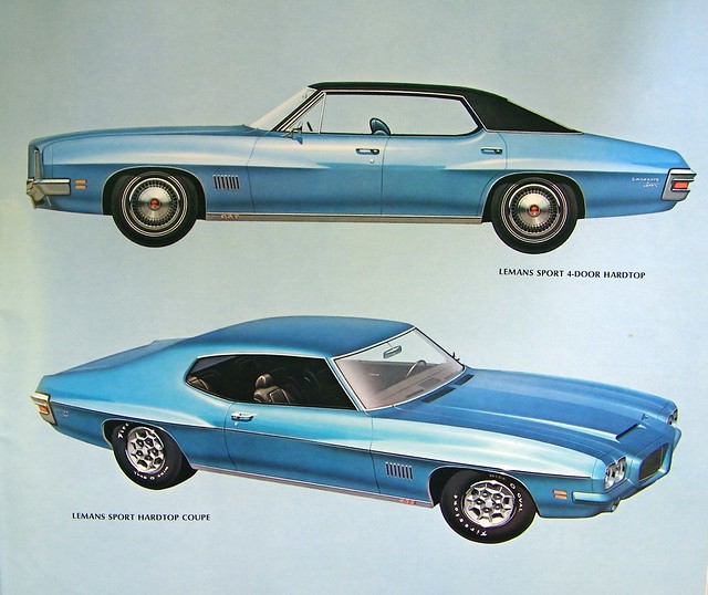 1971 Pontiac Sport LeMans 2 and 4 Door Hardtops