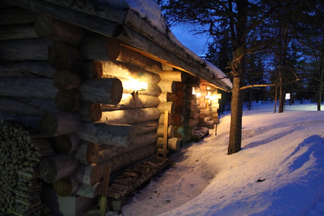 Sauna traditionnel Laponie Finlandaise