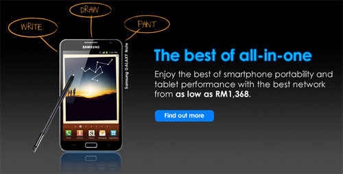 Celcom : Samsung Galaxy Note