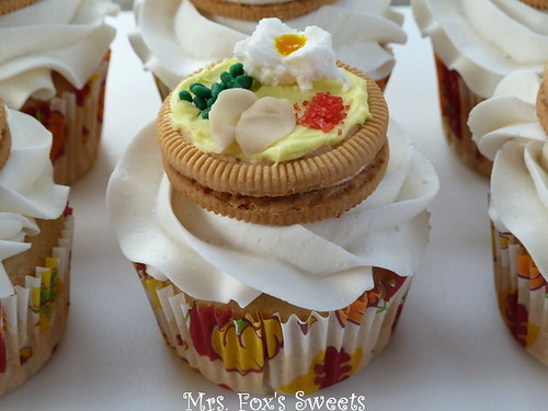 Tiny Turkey Dinner Cupcake by Mrs Foxs Sweets, on Flickr