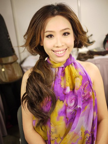 After makeup at the HK Asian-Pop Music Festival..