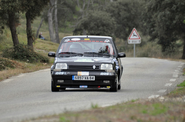 Renault Super 5 GT Turbo P DI PALMA Rallye du Mistral Arriv e ES2