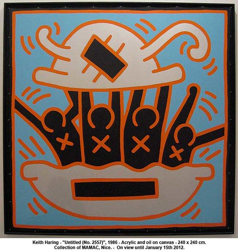 Keith Haring - "Untitled (No. 2557)", 1986 by artimageslibrary