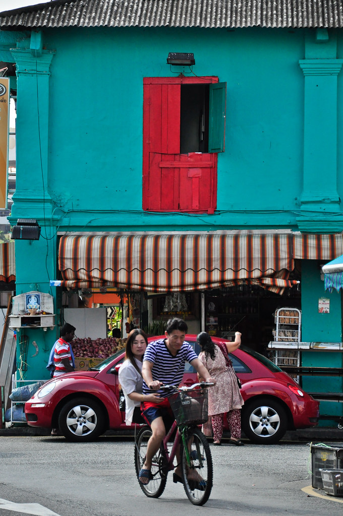 On the streets of Little India ...