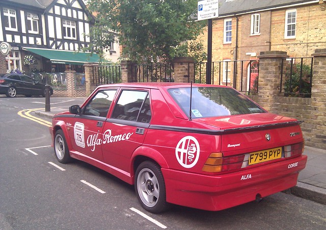 1989 Alfa Romeo 75 20 Twin Spark Took a different route on my run home 