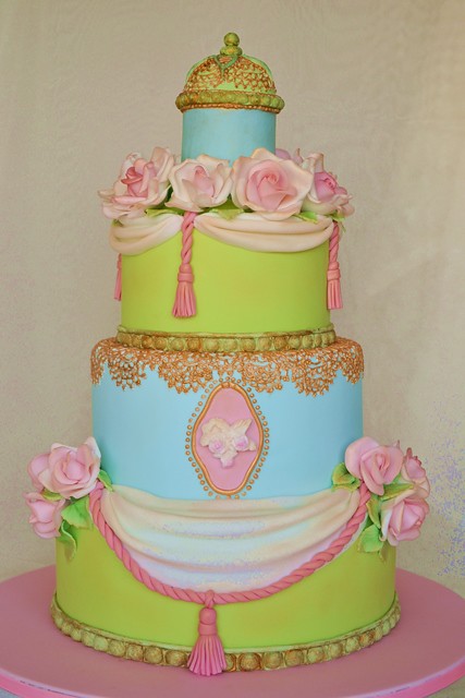 Victorian Wedding Cake for Cakes amd Sugarcraft magazine