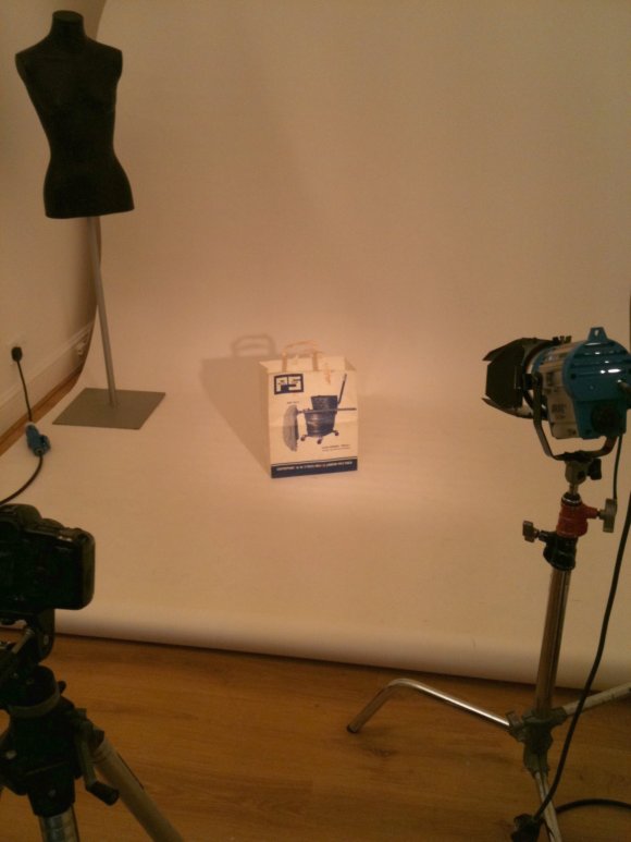 Tommy Roberts book photoshoot: Practical Styling paper bag