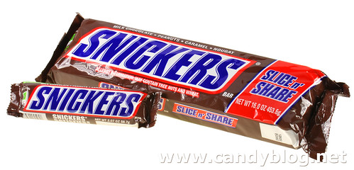 Snickers Christmas Chocolate Candy Bar, Giant Size - 16 oz Bar