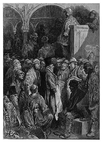 017-Billingsgate apertura del mercado-London A Pilgrimage 1890- Blanchard Jerrold y Gustave Doré- © Tufts Digital Library
