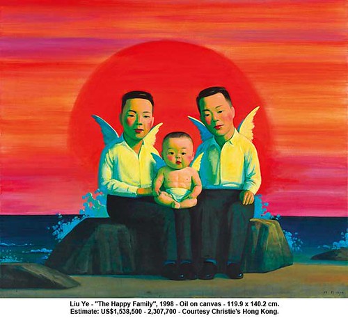 Liu Ye - "The Happy Family", 1998 by artimageslibrary