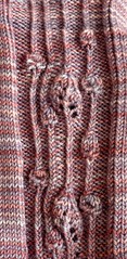 faux cables art nouveau mackintosh scotland original knitting stitch pattern