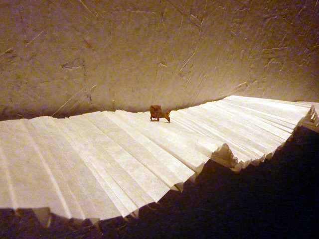 P1020322-2011-11-10-MOCA-Goat-Farm-Tour-Studios-Mini-Fish-Climbing-Stairs-by-Ingrid-Magnuson-I-think