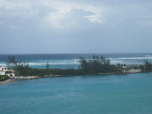 Looking out over the Bahamas