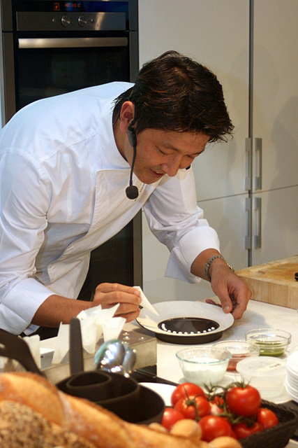Chef Tomonori Danzaki of Joel Robuchon Restaurant