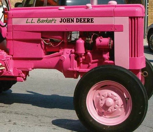 Hot Pink Tractor