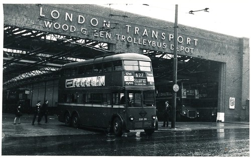 Wood Green Trolleybus Depot (WN) - 1961