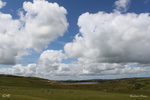Bodmin Moor, looking towards Stannon China Clay works by Stocker Images