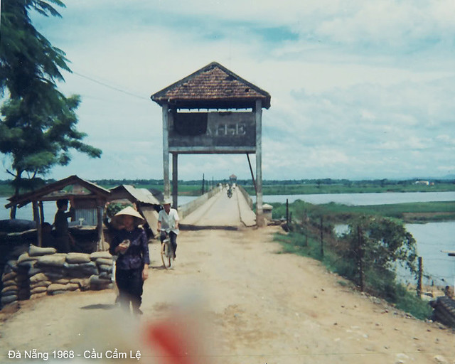 Cam Le Bridge, south of DaNang on Hwy 1, spanning the Song Cau Do River - 1968