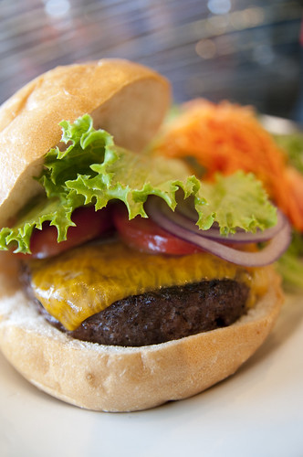 Cheese Burger, Firewood Café , San Francisco International Airport