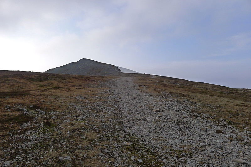 Final slope to Carn a' Chlamain summit