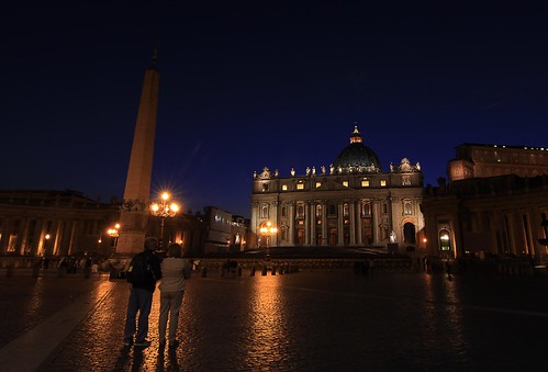 Wonderstruck Couple at St. Peter's square