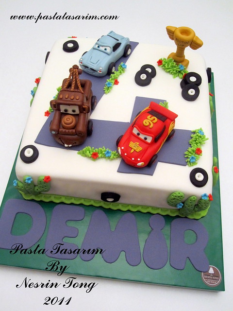 CARS - MCQUEEN CAKE - DEMIR BIRTHDAY