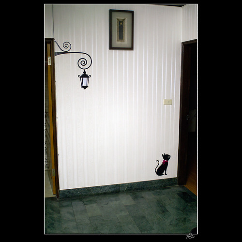 PICT3802 - 室內設計DIY之臥室有隻看門貓
