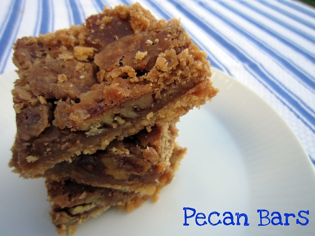 pecan bars on cookingwithacrochetspoon.blogspot.com