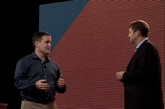 Sean Comerford and Cameron Purdy, JavaOne 2011 San Francisco "Java Strategey Keynote"