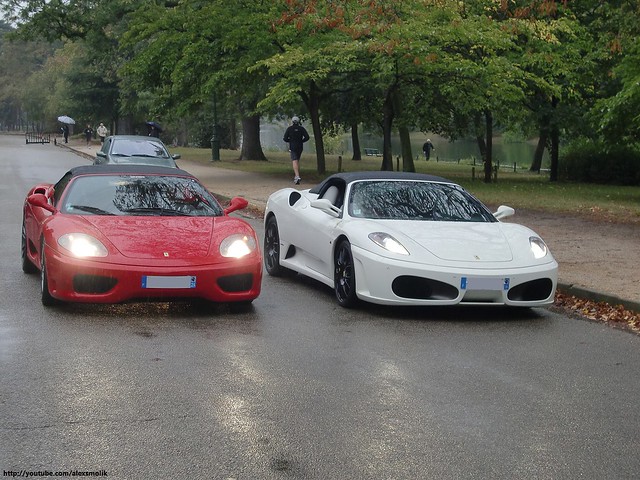 Will it be the red Ferrari 360 spider or the white Ferrari 430 spider with