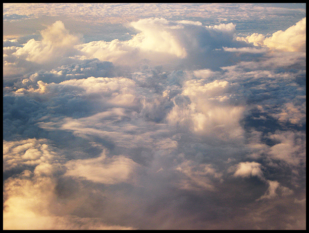 clouds from plane