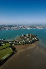 Auckland from the air
