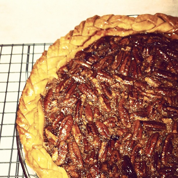 Homemade Pecan Pie from scratch.