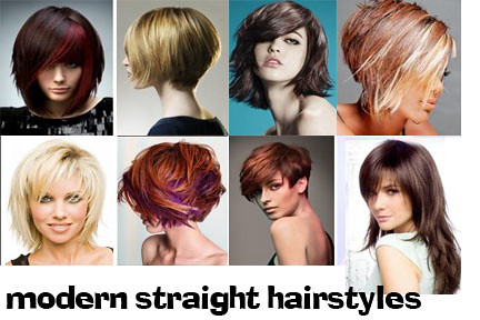 modern straight hairstyles for women by yellowstar2000