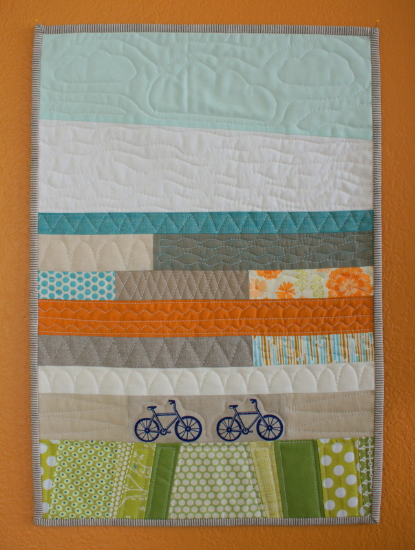 bitty bike quilt for Suzanne