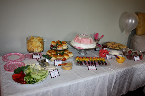 Food-and-dessert-table