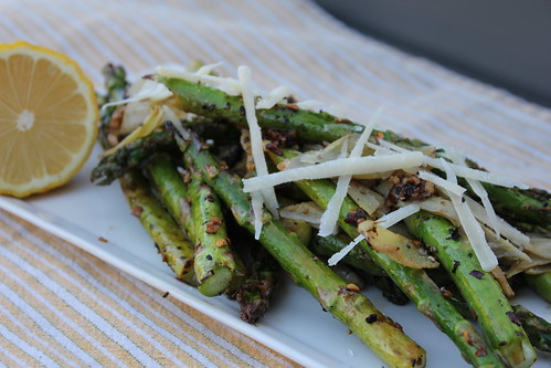 Grilled Asparagus and Artichoke Hearts