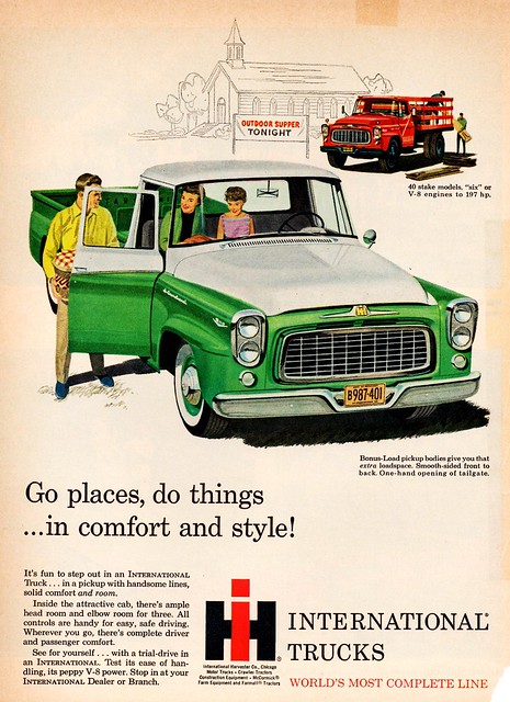 1960 International Pickup and Stake Truck