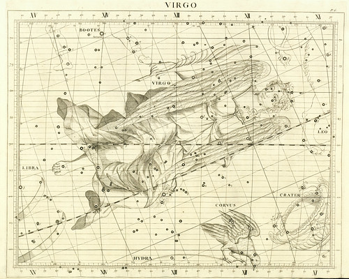 015-Virgo-Atlas Coelestis 1729- John Flamsteed-University of Michigan Shapiro Science Library