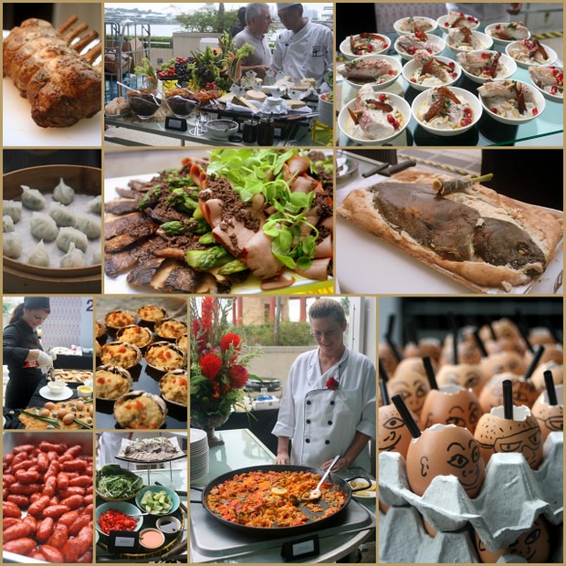 So much food at the WRX2011 Gourmet Brunch!