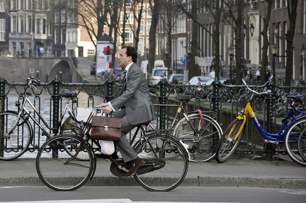 Business man in Amsterdam by Aude