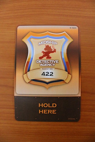 Midship Detective Agency / Muppets Adventure Game badge card
