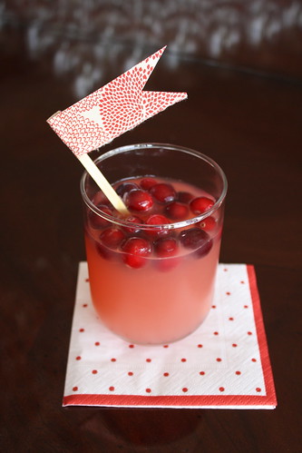 Spiced Cranberry Prosecco Punch